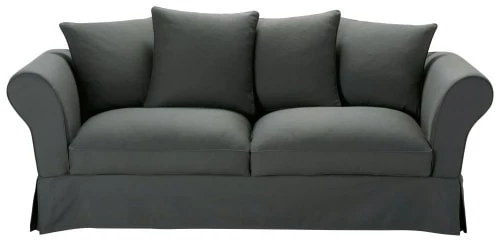 Maisons Du Monde Housses De Canapé Housse De Canapé Fixe Et Convertible 3/4 Places (matelas 6 Cm) Gris Ardoise 3 Maisons Du Monde Housses De Canapé Housse De Canapé Fixe Et Convertible 3/4 Places (matelas 6 Cm) Gris Ardoise