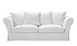 Maisons Du Monde Housses De Canapé Housse De Canapé Fixe Et Convertible 3/4 Places (matelas 6 Cm) Ivoire