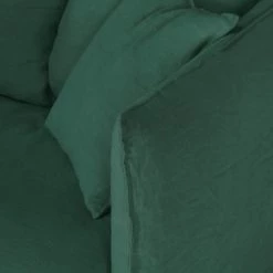 Maisons Du Monde Housses De Canapé Housse De Canapé-lit 2 Places En Lin Froissé Vert 8 Maisons Du Monde Housses De Canapé Housse De Canapé-lit 2 Places En Lin Froissé Vert -Housses de canapé Soldes housse de canape lit 2 places en lin froisse vert 1000 11 18 221623 3