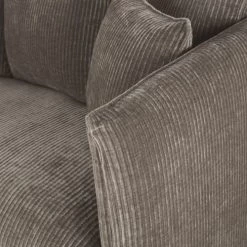 Maisons Du Monde Housses De Canapé Housse De Canapé-lit 3/4 Places En Velours Côtelé Marron écorce -Housses de canapé Soldes housse de canape lit 3 4 places en velours cotele marron ecorce 1000 16 5 221815 4