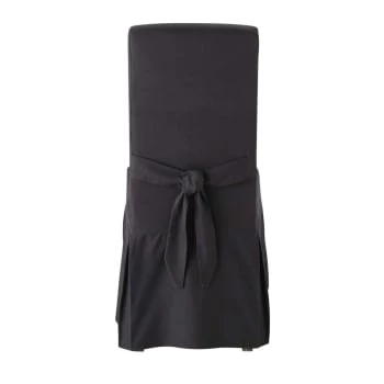 Maisons Du Monde Housses De Chaises Et Galettes De Chaises Housse De Chaise Avec Nœud En Coton Anthracite 4 Maisons Du Monde Housses De Chaises Et Galettes De Chaises Housse De Chaise Avec Nœud En Coton Anthracite – Image 2