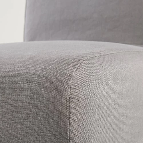 Maisons Du Monde Housses De Chaises Et Galettes De Chaises Housse De Chaise De Bar En Lin Gris 6 Maisons Du Monde Housses De Chaises Et Galettes De Chaises Housse De Chaise De Bar En Lin Gris – Image 4