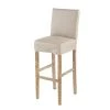 Maisons Du Monde Housses De Chaises Et Galettes De Chaises Housse De Chaise De Bar En Suédine Beige