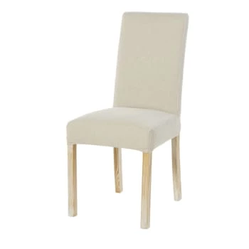Maisons Du Monde Housses De Chaises Et Galettes De Chaises Housse De Chaise En Velours écru 7 Maisons Du Monde Housses De Chaises Et Galettes De Chaises Housse De Chaise En Velours écru – Image 5