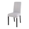 Maisons Du Monde Housses De Chaises Et Galettes De Chaises Housse De Chaise En Coton Gris 41x70