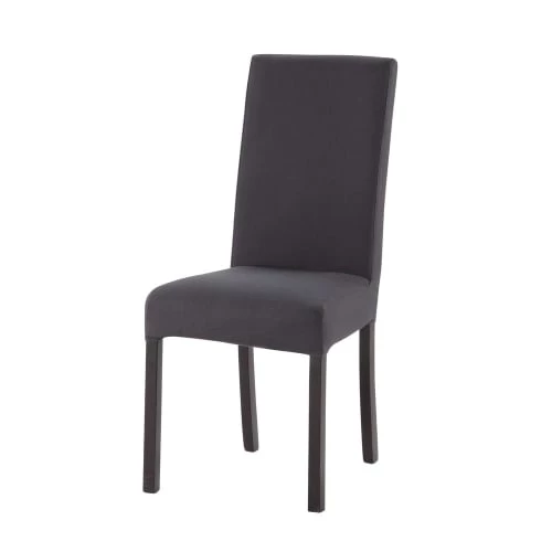 Maisons Du Monde Housses De Chaises Et Galettes De Chaises Housse De Chaise En Coton Gris Anthracite 47x57 3 Maisons Du Monde Housses De Chaises Et Galettes De Chaises Housse De Chaise En Coton Gris Anthracite 47x57