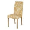 Maisons Du Monde Housses De Chaises Et Galettes De Chaises Housse De Chaise En Coton Jaune Moutarde Imprimé Tropical