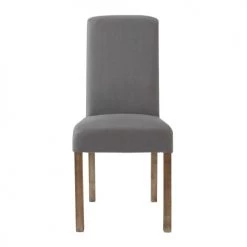 Maisons Du Monde Housses De Chaises Et Galettes De Chaises Housse De Chaise En Lin Lavé Grise -Housses de canapé Soldes housse de chaise en lin lave grise 1000 1 40 147476 1