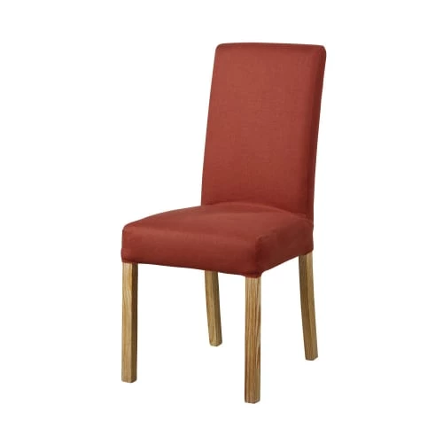 Maisons Du Monde Housses De Chaises Et Galettes De Chaises Housse De Chaise En Lin Terracotta 3 Maisons Du Monde Housses De Chaises Et Galettes De Chaises Housse De Chaise En Lin Terracotta