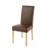 Maisons Du Monde Housses De Chaises Et Galettes De Chaises Housse De Chaise En Microsuède Marron 41x70