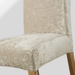 Maisons Du Monde Housses De Chaises Et Galettes De Chaises Housse De Chaise En Velours Beige -Housses de canapé Soldes housse de chaise en velours beige 1000 15 34 203148 4