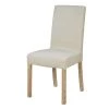 Maisons Du Monde Housses De Chaises Et Galettes De Chaises Housse De Chaise En Velours Beige, OEKO-TEX® -Housses de canapé Soldes housse de chaise en velours beige oeko tex 1000 9 4 222675 1