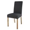 Maisons Du Monde Housses De Chaises Et Galettes De Chaises Housse De Chaise Gris Charbon 47x57 -Housses de canapé Soldes housse de chaise gris charbon 47x57 1000 0 3 169456 1