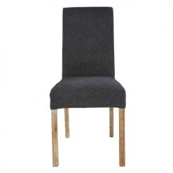 Maisons Du Monde Housses De Chaises Et Galettes De Chaises Housse De Chaise Gris Charbon 47x57 -Housses de canapé Soldes housse de chaise gris charbon 47x57 1000 0 3 169456 2
