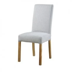 Maisons Du Monde Housses De Chaises Et Galettes De Chaises Housse De Chaise Gris Perle