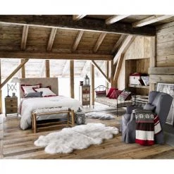 Maisons Du Monde Housses De Fauteuil Housse De Fauteuil En Coton Anthracite -Housses de canapé Soldes housse de fauteuil en coton anthracite 1000 5 0 147395 3