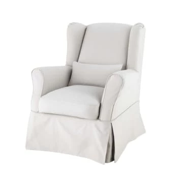 Maisons Du Monde Housses De Fauteuil Housse De Fauteuil En Coton Ivoire 7 Maisons Du Monde Housses De Fauteuil Housse De Fauteuil En Coton Ivoire – Image 5