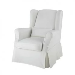 Maisons Du Monde Housses De Fauteuil Housse De Fauteuil En Coton Ivoire