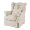 Maisons Du Monde Assises Housse De Fauteuil En Coton Motifs Rayures 80x98