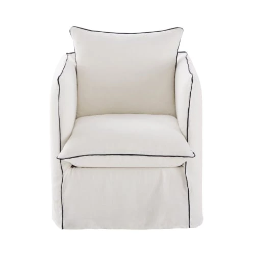 Maisons Du Monde Housses De Fauteuil Housse De Fauteuil En Lin Froissé Blanc à Volants 3 Maisons Du Monde Housses De Fauteuil Housse De Fauteuil En Lin Froissé Blanc à Volants