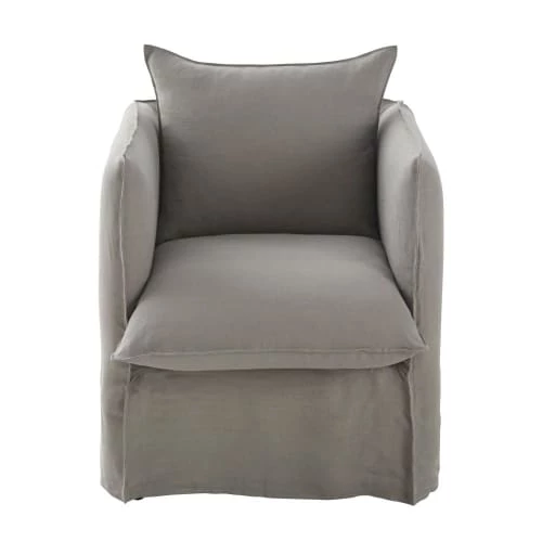 Maisons Du Monde Housses De Fauteuil Housse De Fauteuil En Lin Froissé Gris Clair 3 Maisons Du Monde Housses De Fauteuil Housse De Fauteuil En Lin Froissé Gris Clair