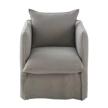 Maisons Du Monde Housses De Fauteuil Housse De Fauteuil En Lin Supérieur Beige Ficelle 8 Maisons Du Monde Housses De Fauteuil Housse De Fauteuil En Lin Supérieur Beige Ficelle – Image 6