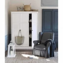 Maisons Du Monde Housses De Fauteuil Housse De Fauteuil En Lin Grise -Housses de canapé Soldes housse de fauteuil en lin grise 1000 7 29 147465 2