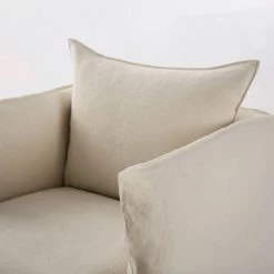 Maisons Du Monde Housses De Fauteuil Housse De Fauteuil En Lin Supérieur Beige 7 Maisons Du Monde Housses De Fauteuil Housse De Fauteuil En Lin Supérieur Beige -Housses de canapé Soldes housse de fauteuil en lin superieur beige 1000 13 23 221710 3