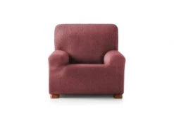 Eysa Housses De Fauteuil Housse De Fauteuil Extensible Marron 80 - 130 Cm -Housses de canapé Soldes housse de fauteuil extensible bordeaux 80 130 cm 1