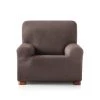 Eysa Housses De Fauteuil Housse De Fauteuil Extensible Marron 80 - 130 Cm -Housses de canapé Soldes housse de fauteuil extensible marron 80 130 cm 2