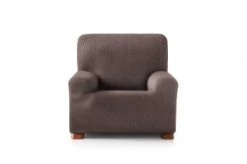 Eysa Housses De Fauteuil Housse De Fauteuil Extensible Marron 80 - 130 Cm -Housses de canapé Soldes housse de fauteuil extensible marron 80 130 cm 4