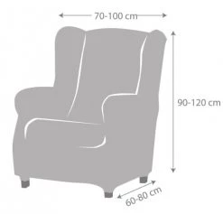 Eysa Housses De Fauteuil Housse De Fauteuil Oreiller écru 70 - 100 Cm -Housses de canapé Soldes housse de fauteuil oreiller ecru 70 100 cm 2
