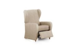 Eysa Housses De Fauteuil Housse De Fauteuil Relax Extensible Beige 60 - 85 Cm