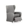 Eysa Housses De Fauteuil Housse De Fauteuil Relax Extensible Gris Clair 60 - 85 Cm -Housses de canapé Soldes housse de fauteuil relax extensible gris clair 60 85 cm