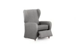 Eysa Housses De Fauteuil Housse De Fauteuil Relax Extensible Gris Clair 60 - 85 Cm -Housses de canapé Soldes housse de fauteuil relax extensible gris clair 60 85 cm 3