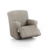 Eysa Housses De Fauteuil Housse De Fauteuil Relax XL Extensible Taupe 60 - 110 Cm