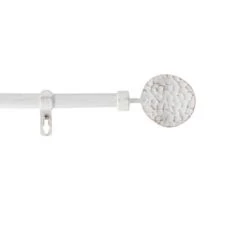 Home Maison Accessoires Rideaux Et Stores Kit Tringle Extensible Patine Métal Gris 120 à 210cm -Housses de canapé Soldes kit tringle extensible patine blanc or 120 a 210cm