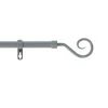 Home Maison Accessoires Rideaux Et Stores Kit Tringle Extensible Peint Gris 120 à 210cm -Housses de canapé Soldes kit tringle extensible peint gris 120 a 210cm